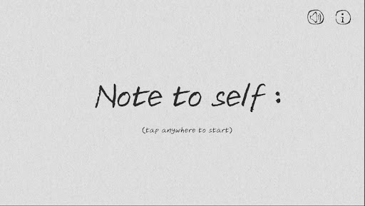 Note To Self