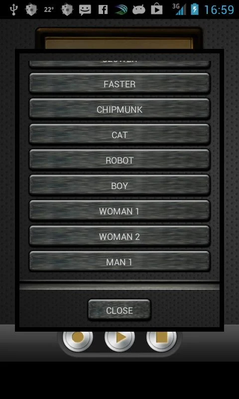   Change My Voice: captura de pantalla 