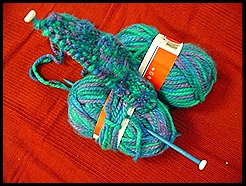 yarn, knitting, needle, knit 005