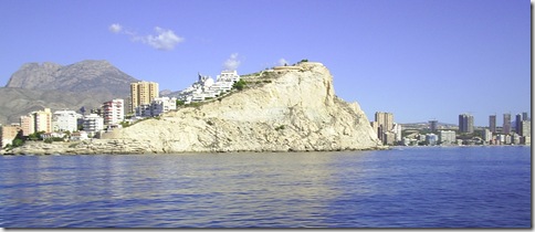 Tossal de la Cala desde el mar