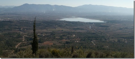 Vista del pantano desde la Penya Blanca - Valencia