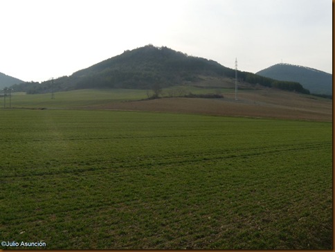Castro de Urri - vista desde el norte - Ibiricu