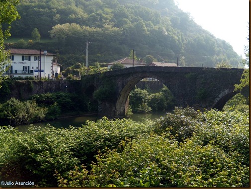 Puente de piedra en La Nive - Bidarrai