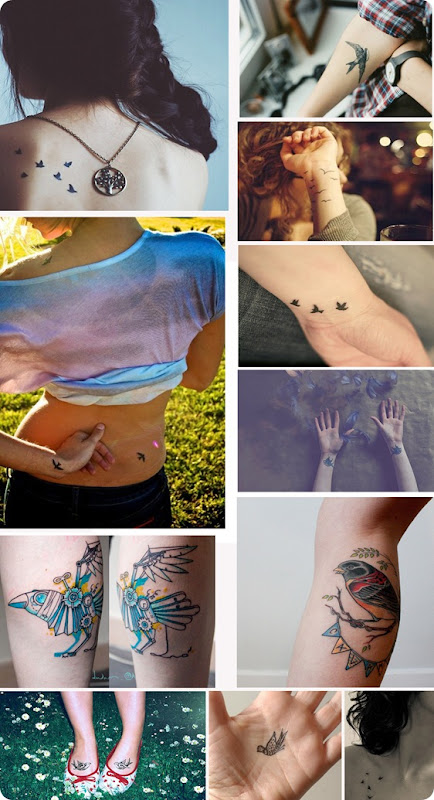 tatuajes con pajaros