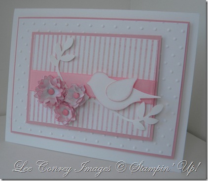 Pink and White Bird 002