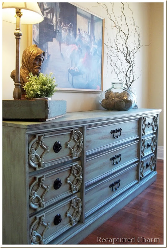 turquoise dresser 063a