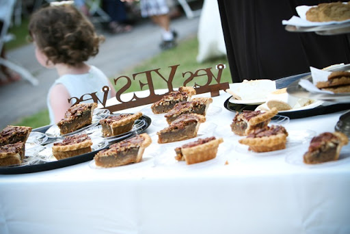 To go with the country theme we setup a dessert table with all kinds of
