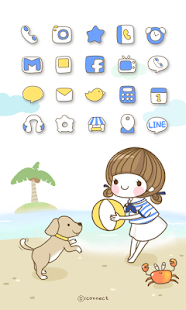 Free Dasom(beach) icon theme APK for PC