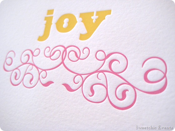 Ruby Press Joy Cards Sweetchic Events