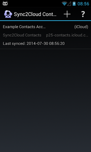 Contacts CardDAV Sync