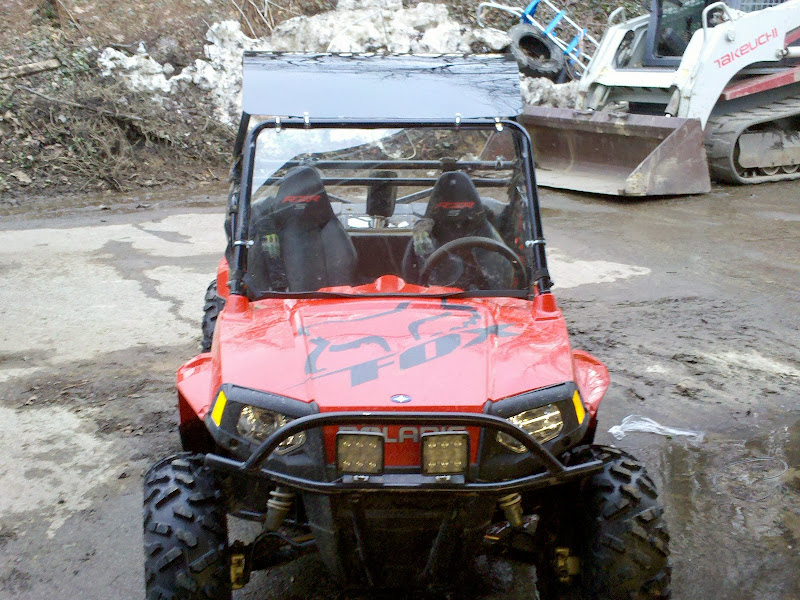 Homemade windshield top and back window | Polaris RZR Forum - RZR ...