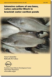 AEM 46 Intensive culture of sea bass Lates calcarifer in brackishwater earthen ponds