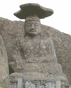 Gyeongsan Seared Stone Buddha of Gwanbong Peak (Gatbawi)
