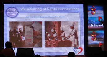 Volunteering at Nanta Performance