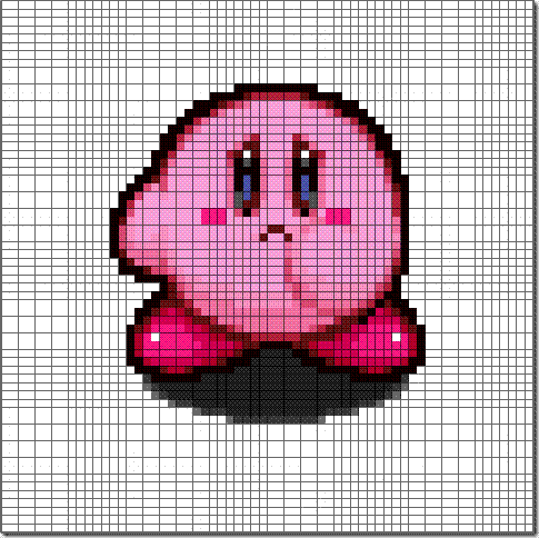 sad kirby from kirby nightmare in dreamland