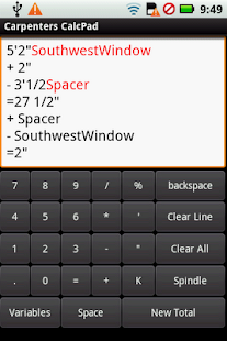 Download Carpenter's CalcPad APK