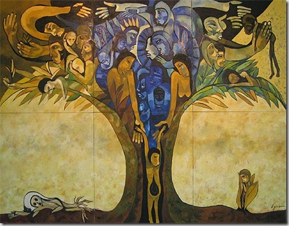 Grito por la Vida, 2004, cerámica, Museo delle Culture del Mondo, Castello D'Albertis, Genova