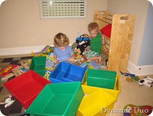 fun times - all the buckets empty!