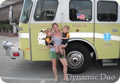 firetruck momma and the boys;)