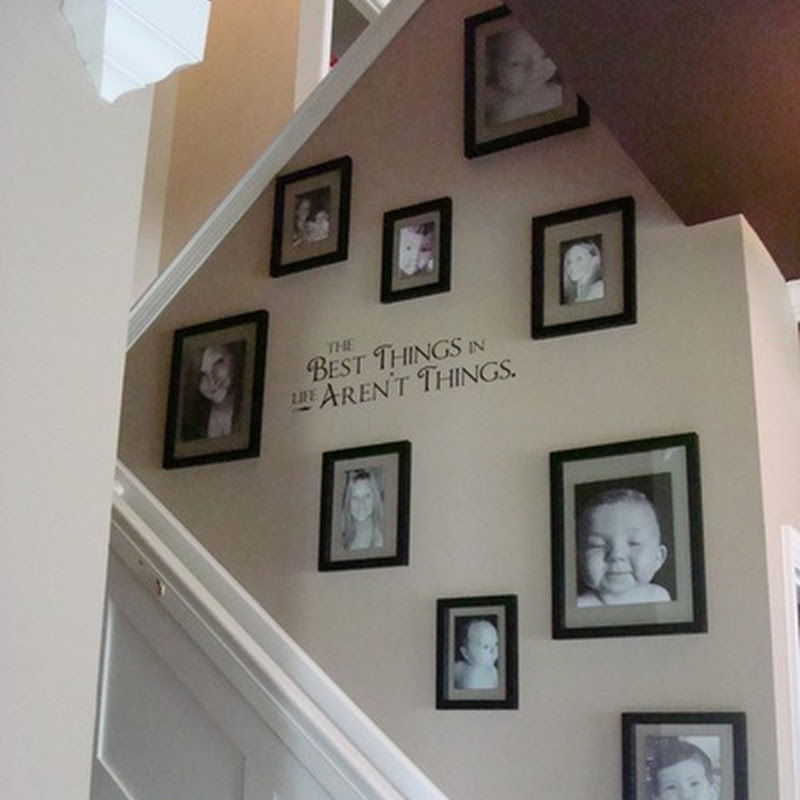 Stair Wall Decorating Ideas
