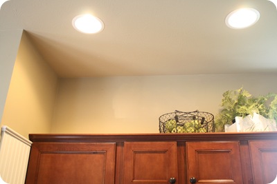 How To Decorate Above Kitchen Cabinets From Thrifty Decor Chick