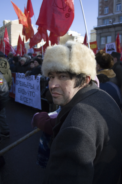 Митинг КПРФ на Триумфальной площади 