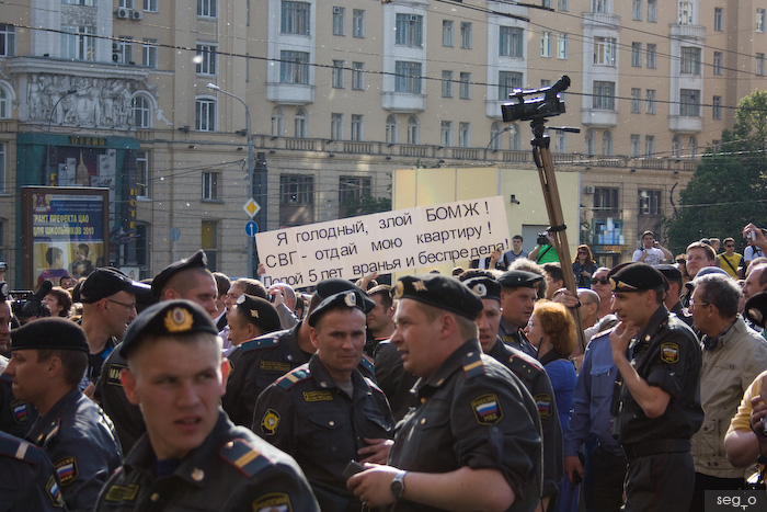 В Москве было жарко