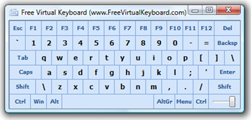 Free Virtual Touch Screen Keyboard Software