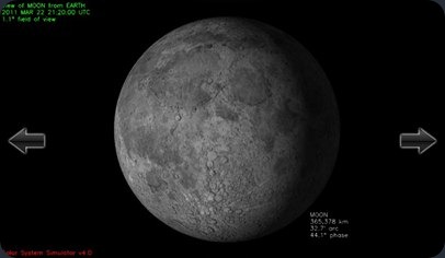NASA Moon as seen from Earth