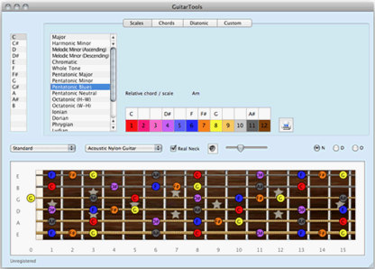 Free Guitar tools learning software for Windows and Mac OS