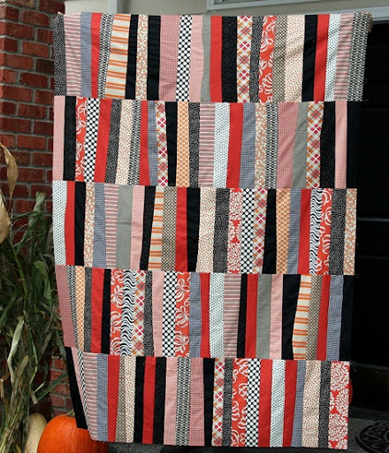 wonky stripes quilt pattern