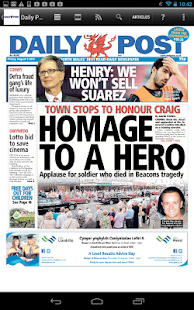N Wales Daily Post Newspaper - náhled