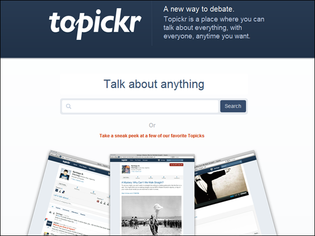 topickr.com screenshot