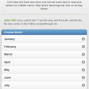 Daily Bible Verse Reading Screenshots 1