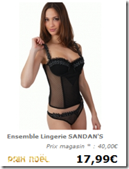 Promotion boncoup lingerie feminine