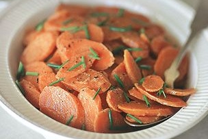 Carrots Glazed with Mustard and Brown Sugar