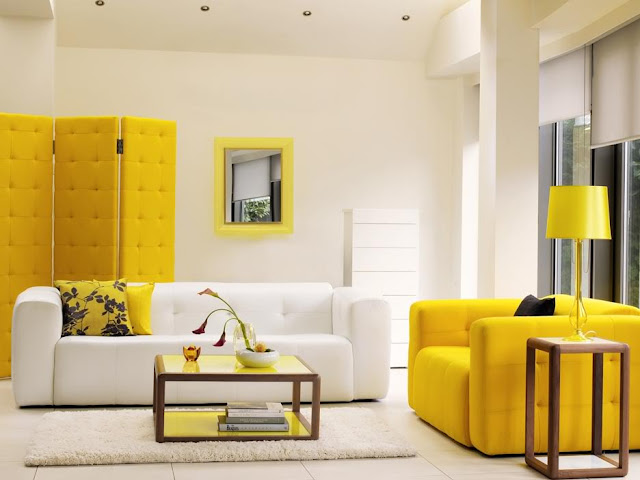 Modern living room interior with sofa sets