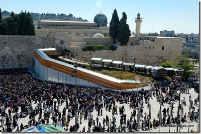 New and old ramp to Temple Mount at Western Wall, tb042605549