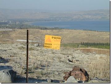 Minefield near south end of Sea of Galilee, tb111700842