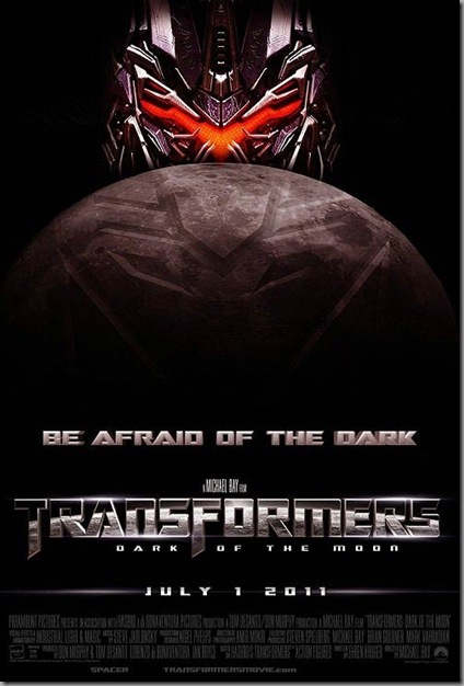 transformers 3 : dark of the moon movie poster
