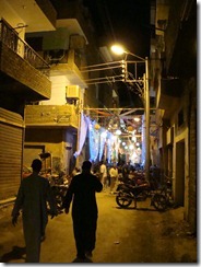 Night Time back streets of Luxor