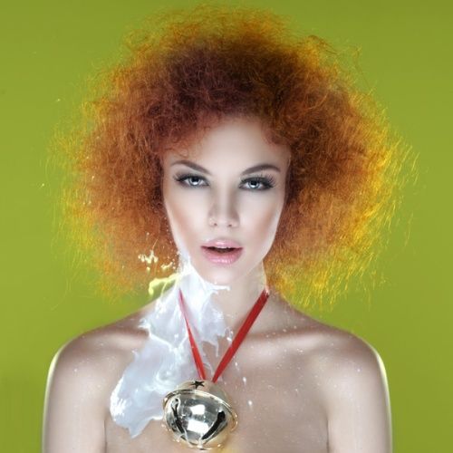 Russian Milk Ads With Woman And Offbeat Photography