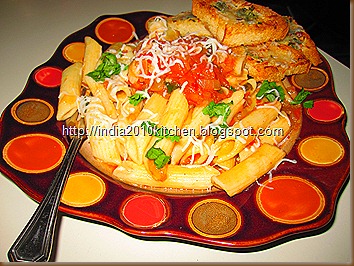 cheese and tomato pasta