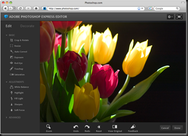 Photoshop Express Editor