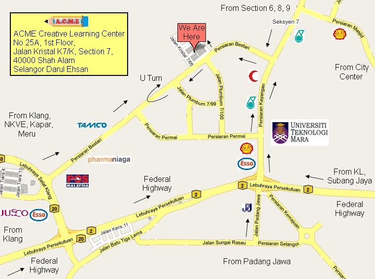 Shah Alam Google Map  Dillenia Worldwide @ Bukit Bandaraya, Shah Alam