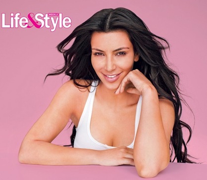Kim Kardashian Goes Makeup Free for Life&Style Photoshoot