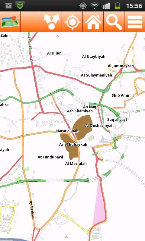 Mecca Offline mappa Map Screen 2