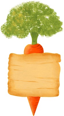 imagens decoupage clipart figura decoupage  Carrot Sign