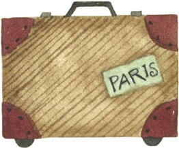 Paris Suitcase