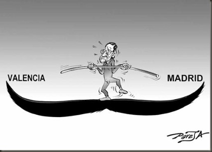 Rajoy entre Valencia y Madrid